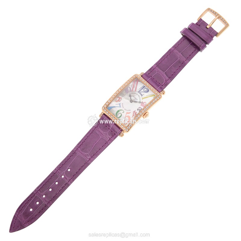 FRANCK MULLER LONG ISLAND 952 QZ COL DRM MOP D 1R (5N) 2