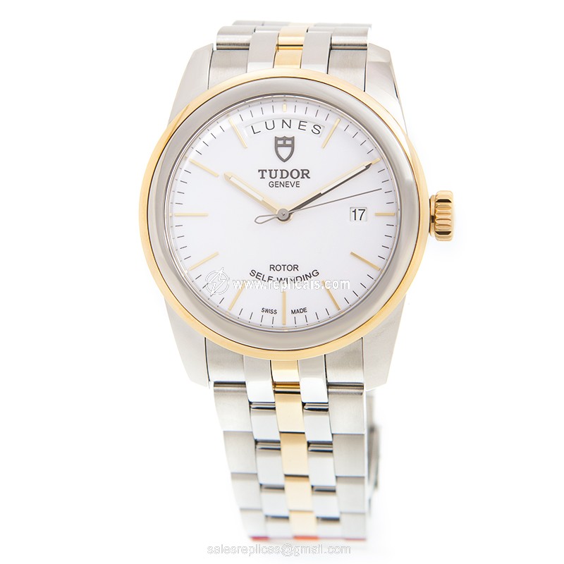 TUDOR GLAMOUR DATE 56003-68063-WT 2