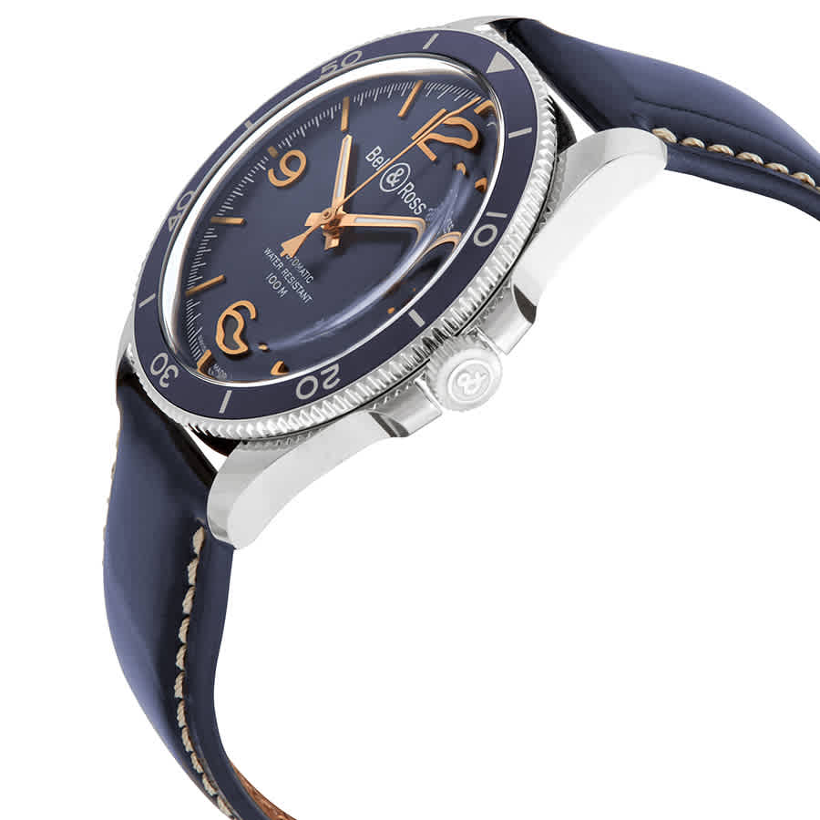 NEW BELL&ROSS VINTAGE BRV292-BU-G-ST/SCA 2