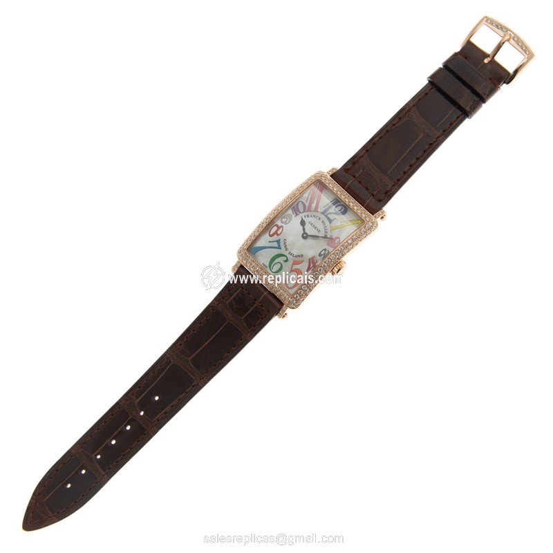 FRANCK MULLER LONG ISLAND 952 QZ COL DRM MOP D (5N) 2