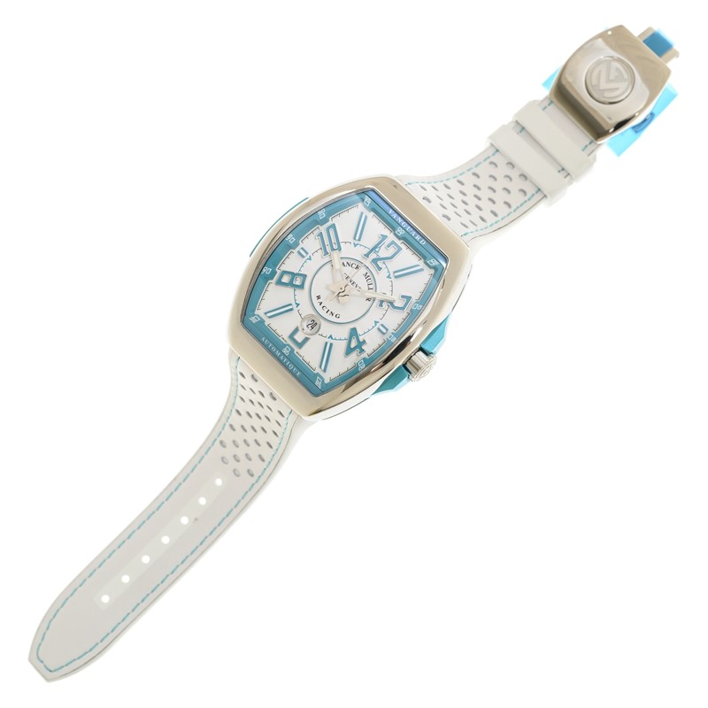 NEW FRANCK MULLER VANGUARD RACING V 45 SC DT RCG AC TU (BLC.BLC.TU) 2