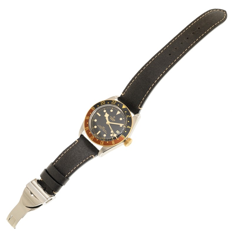 NEW TUDOR BLACK BAY GMT 79833MN-0003 LEATHER STRAP 2