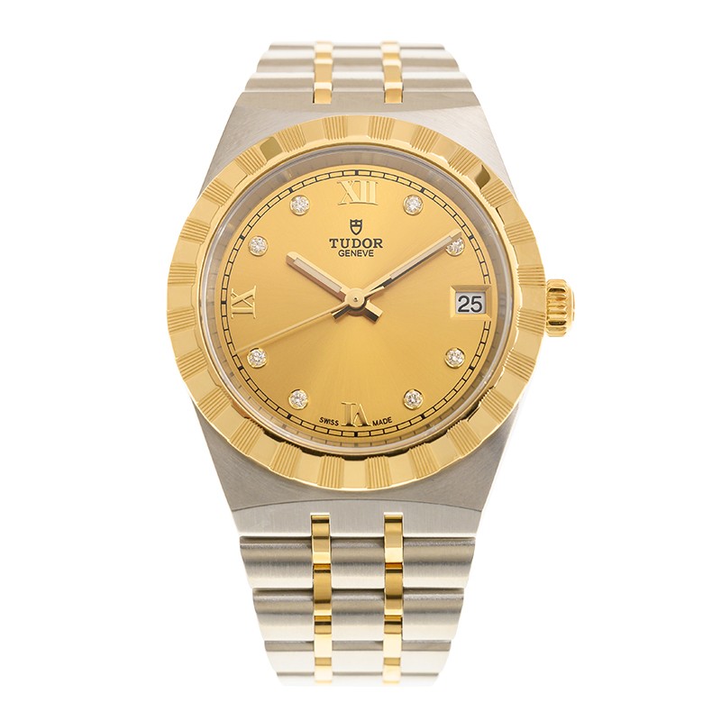 NEW TUDOR TUDOR ROYAL 28403GCH-J 2