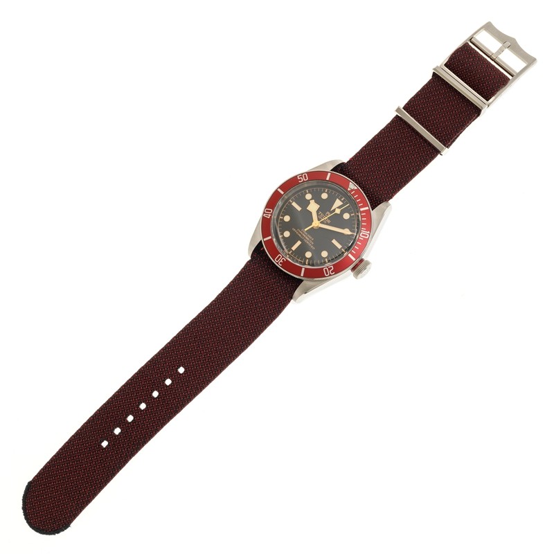 NEW TUDOR BLACK BAY 41 79230R-CANVAS STRAP 2