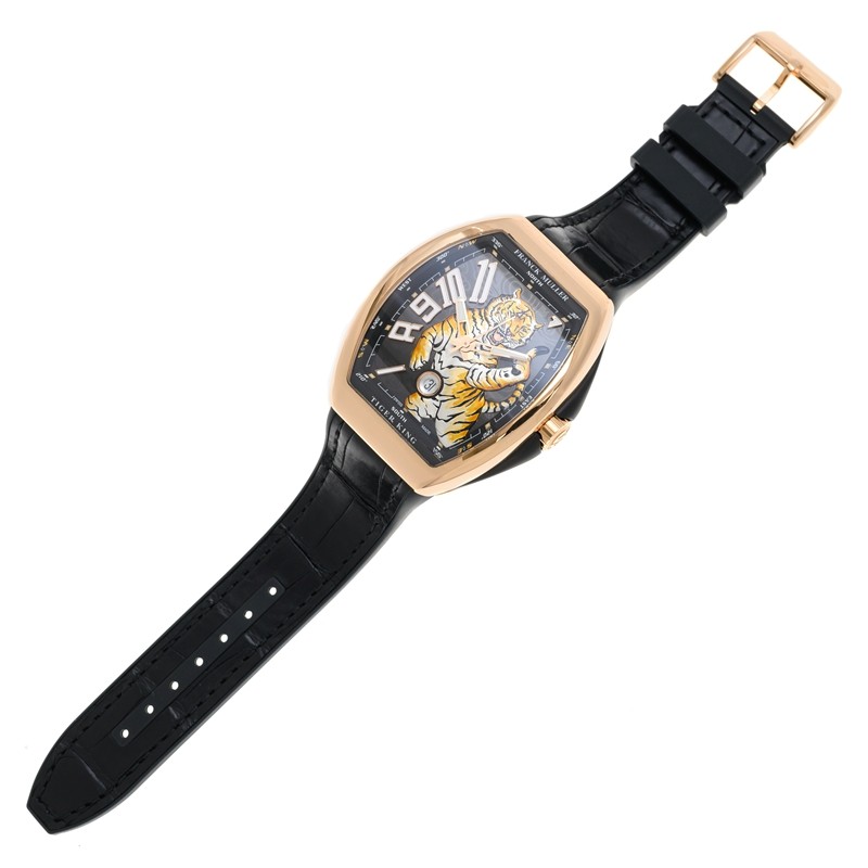 NEW FRANCK MULLER VANGUARD YACHTING V 45 YT SC DT 5N NR (TIGER KING) 2