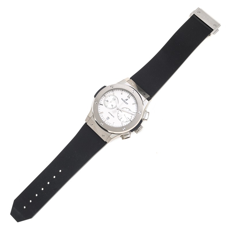 NEW HUBLOT CLASSIC FUSION CHRONOGRAPH TITANIUM 521.NX.2611.RX 2