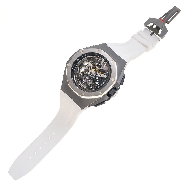 NEW AUDEMARS PIGUET ROYAL OAK CONCEPT Tourbillon Chronograph Openworked Selfwinding 26587TI.OO.D010CA.01 2