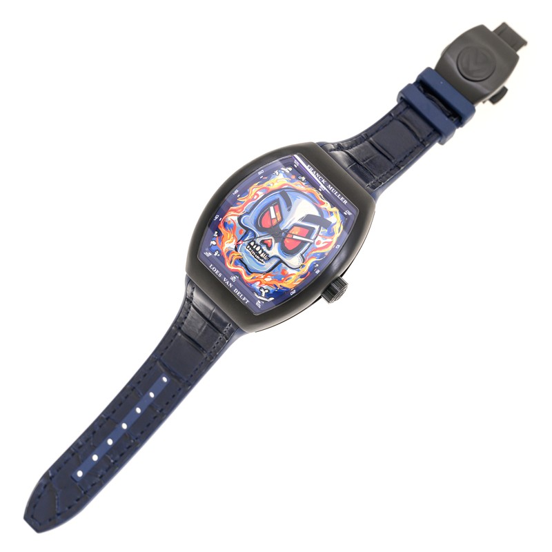 NEW FRANCK MULLER VANGUARD V 43 SC SKULL TT NR BR 2