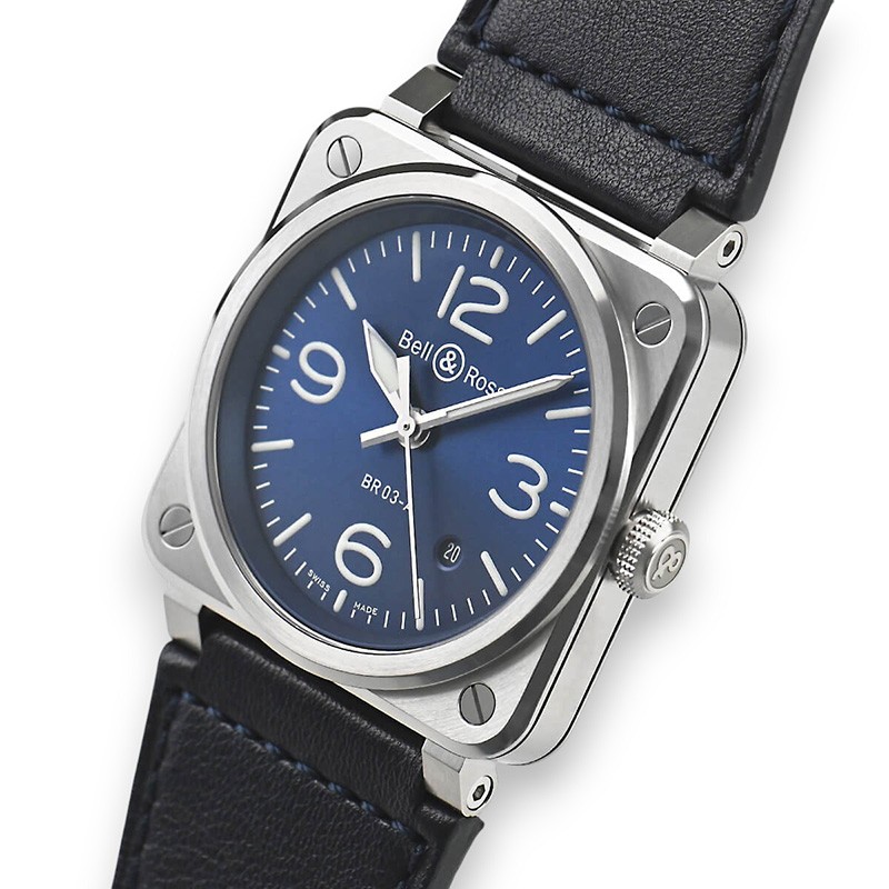 NEW BELL&ROSS BR 03 BR03A-BLU-ST/SCA 2