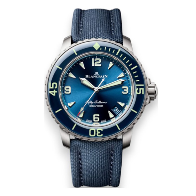 NEW BLANCPAIN FIFTY FATHOMS 5010-12B40-O52B 2