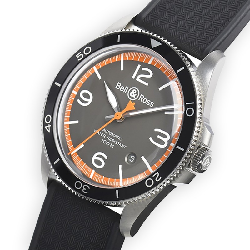 NEW BELL&ROSS BR V2-92 BRV292-ORA-ST/SRB 2