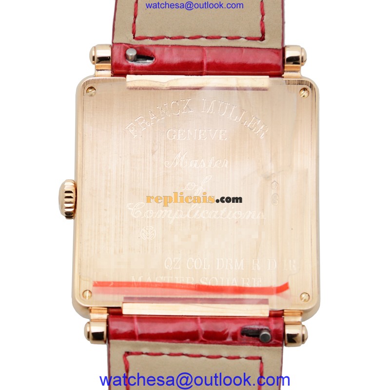 FRANCK MULLER MASTER SQUARE 6002 M B QZ COL DRM R D 1R (5N) 3