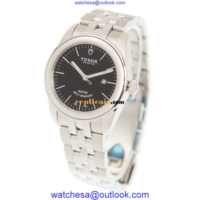 TUDOR GLAMOUR DATE 53000-68030-BK 3