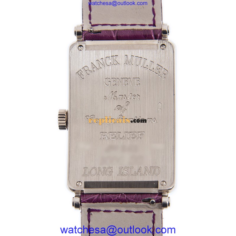 FRANCK MULLER LONG ISLAND 1000 SC REL (OG) - PURPLE STRAP 3