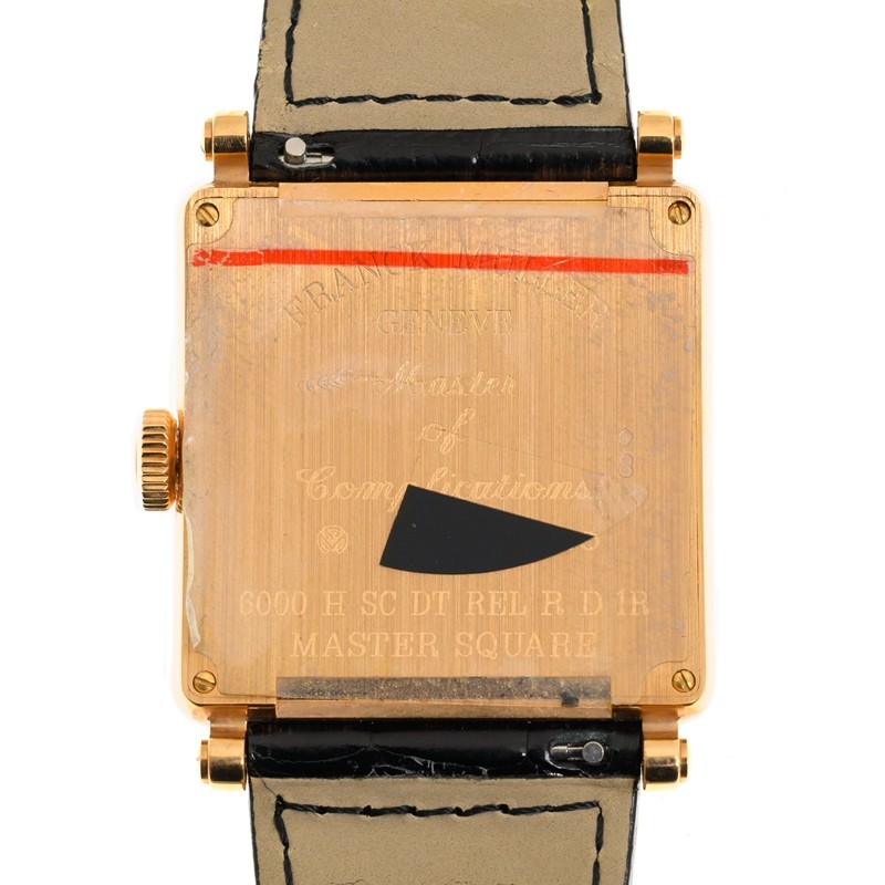 NEW FRANCK MULLER MASTER SQUARE 6000 H SC DT REL R D 1R (5N) 3