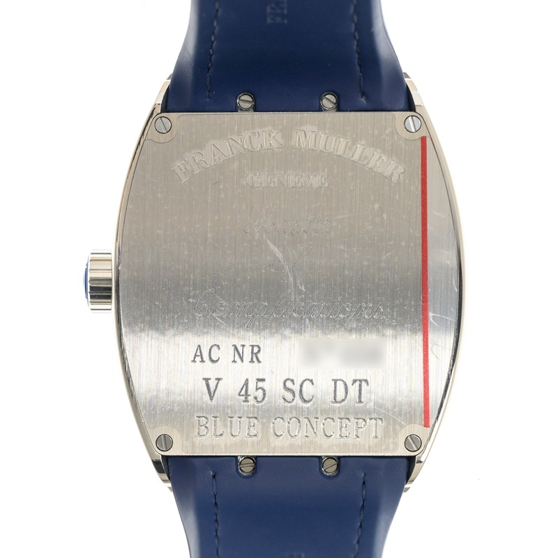 NEW FRANCK MULLER VANGUARD V 45 SC DT BLUE CONCEPT AC NR (BL.NR.AC) 3
