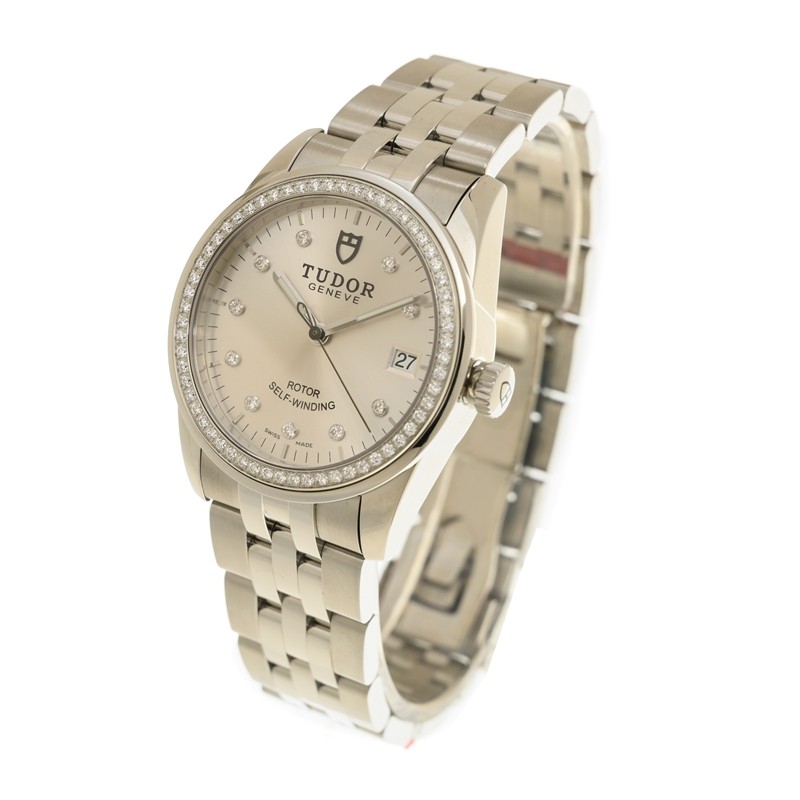 NEW TUDOR GLAMOUR DATE 55020-D-68050-10DI-SV 3