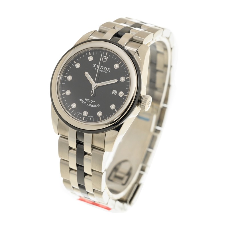NEW TUDOR GLAMOUR DATE 53010N-68030N-11DI-BK 3