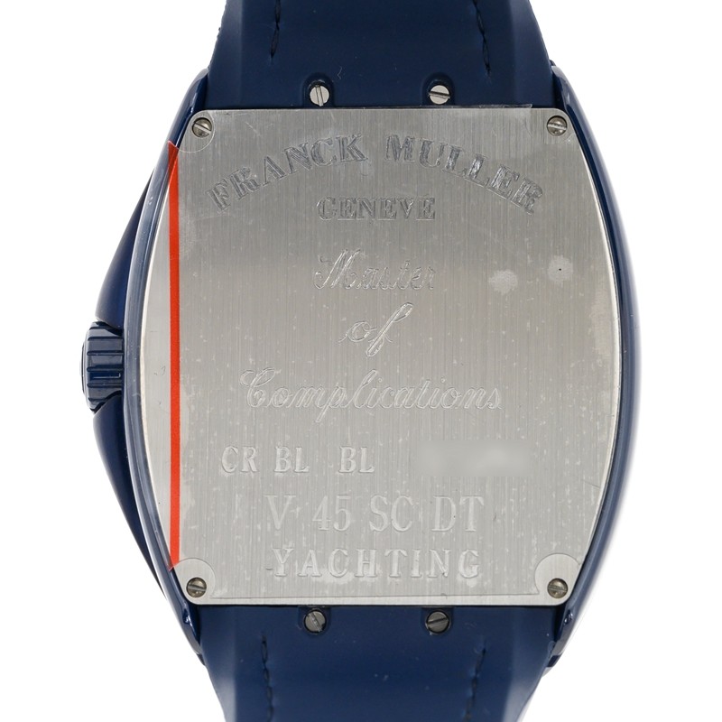 NEW FRANCK MULLER VANGUARD YACHTING V 45 SC DT YACHTING CRBL BL (BL.JA.JA) 3