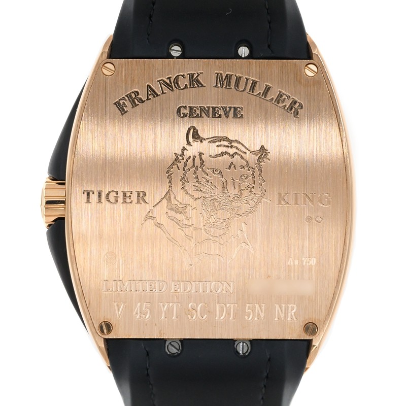NEW FRANCK MULLER VANGUARD YACHTING V 45 YT SC DT 5N NR (TIGER KING) 3