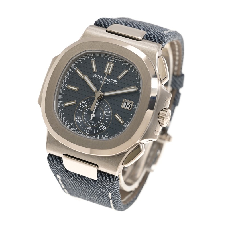 NEW PATEK PHILIPPE NAUTILUS 5980/60G-001 3