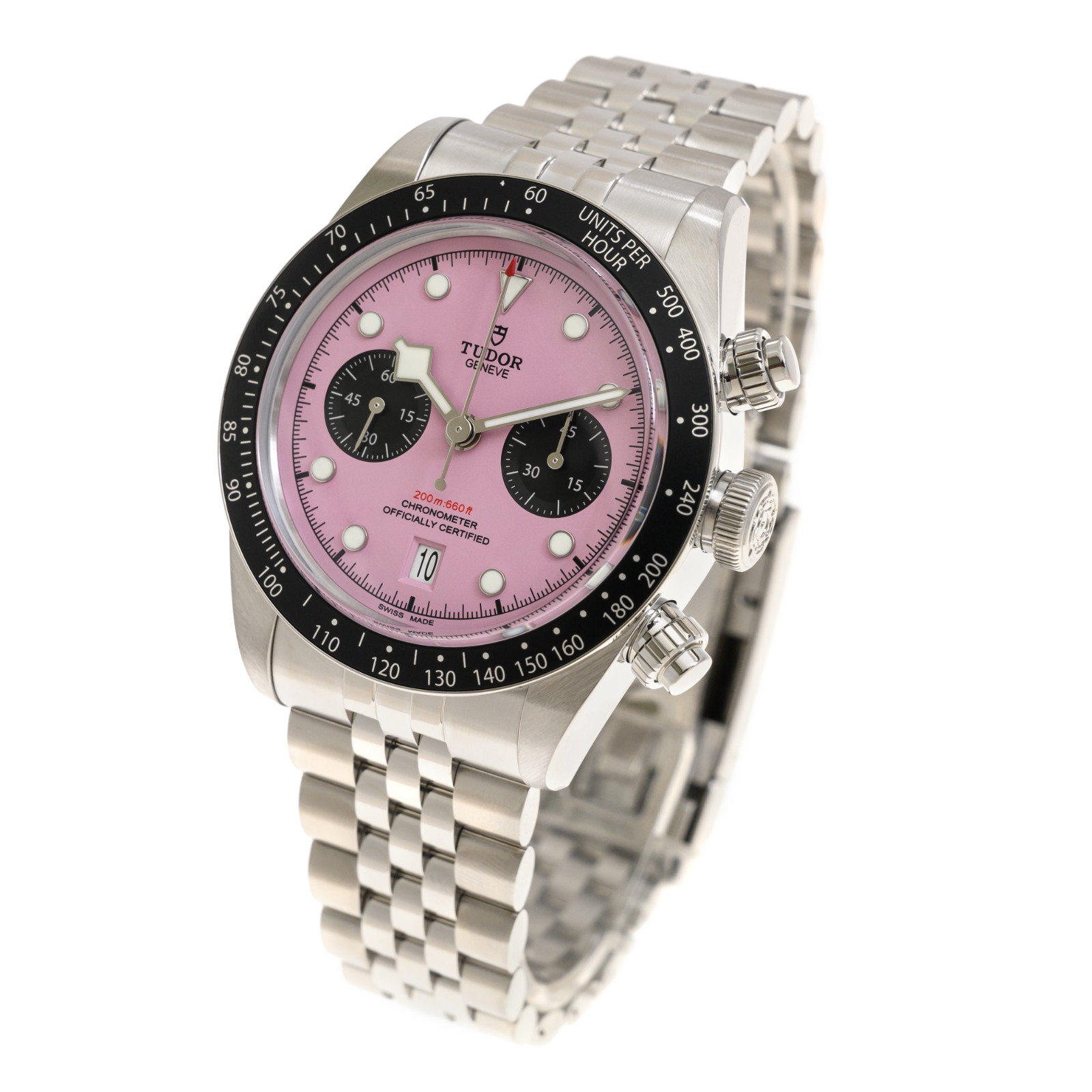 NEW TUDOR BLACK BAY CHRONO PINK 79360N-0019 3