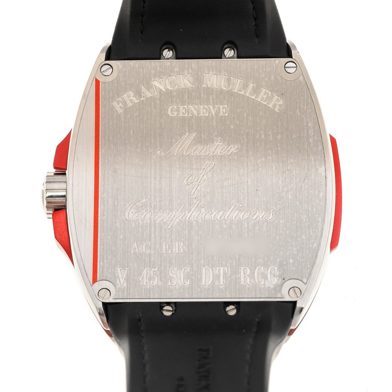 NEW FRANCK MULLER VANGUARD RACING V 45 SC DT RCG AC ER (NR.NR.BLC) 3