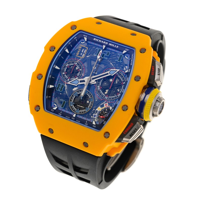 NEW RICHARD MILLE RM65-01 SPLIT-SECONDS CHRONOGRAPH YELLOW QUARTZ TPT LIMITED EDITION OF 120 PIECES 3