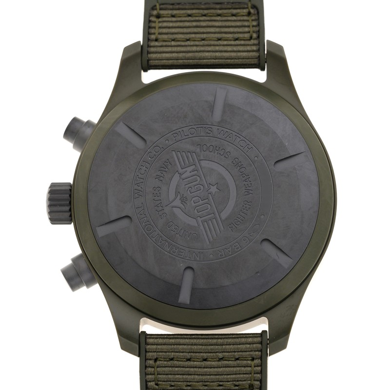 NEW IWC Pilots Watch Chronograph TOP GUN Edition Woodland IW389106 3