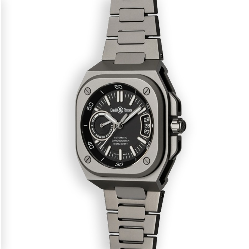 NEW BELL&ROSS BR-X5 BRX5R-BL-TI/STI 3