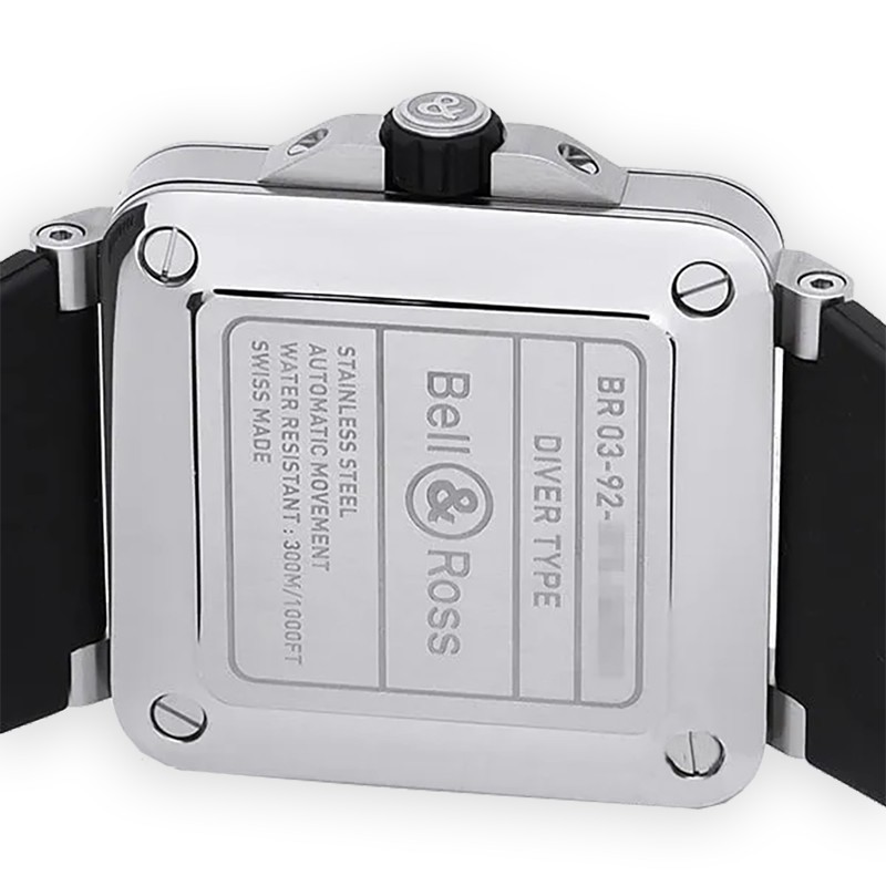NEW BELL&ROSS BR 03 BR0392-D-WH-ST/SRB 3