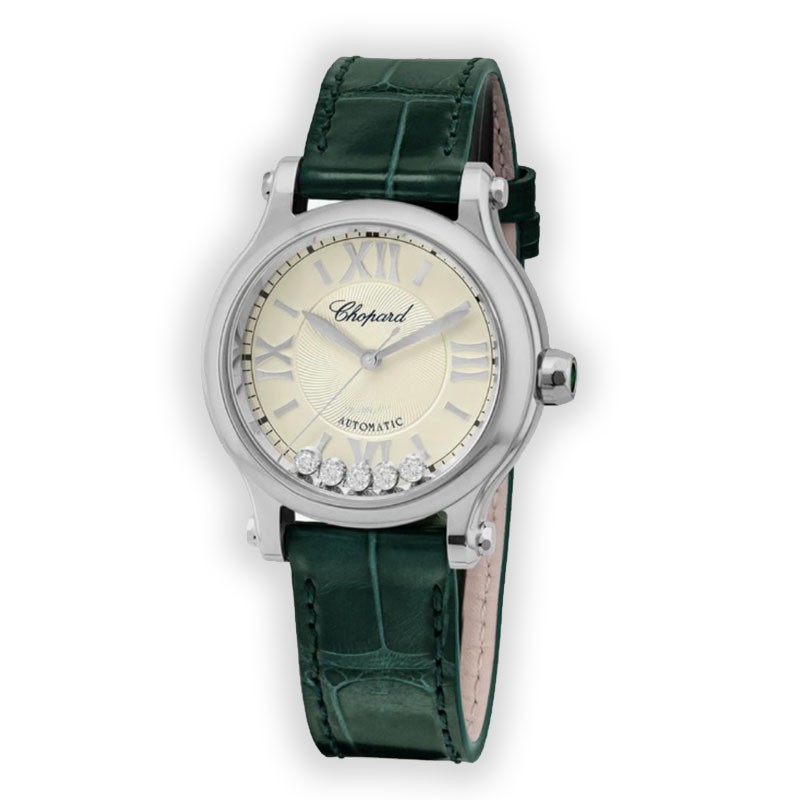 NEW CHOPARD HAPPY SPORT 278608-3010 3