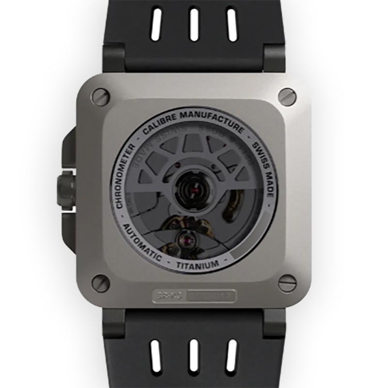 NEW BELL&ROSS BR-X3 BRX3R-BL-TI/SRB 4