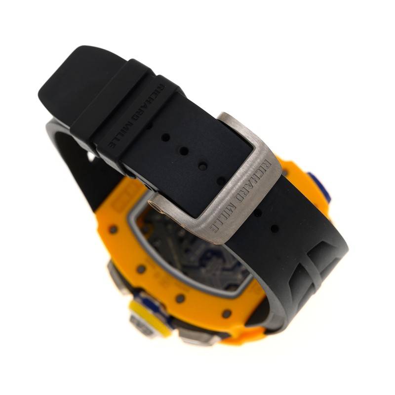 NEW RICHARD MILLE RM65-01 SPLIT-SECONDS CHRONOGRAPH YELLOW QUARTZ TPT LIMITED EDITION OF 120 PIECES 5