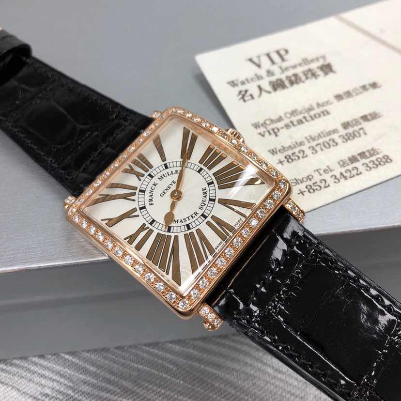 NEW FRANCK MULLER MASTER SQUARE 6002 M QZ REL R D 1R (5N) 5
