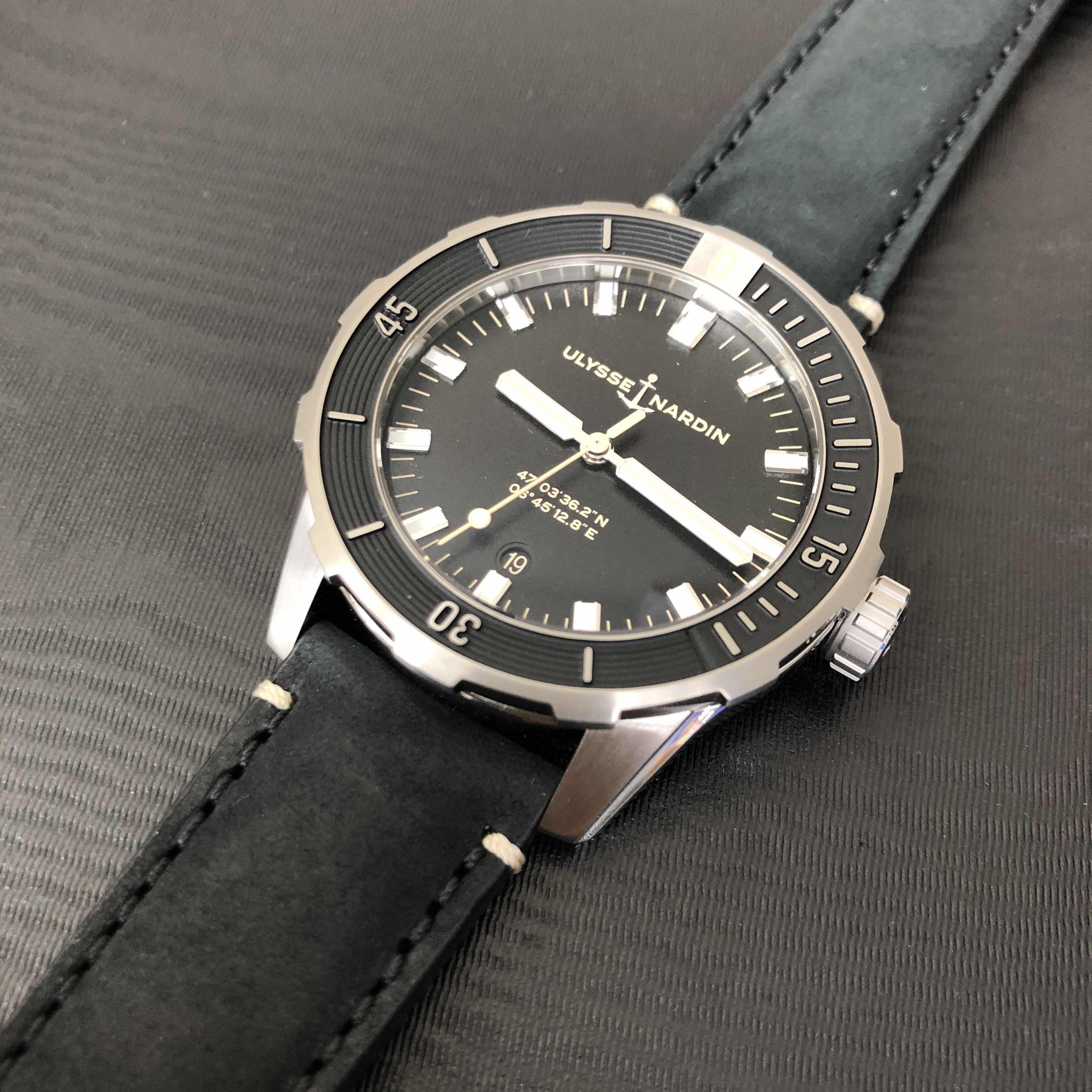 NEW ULYSSE NARDIN DIVERS 8163-175/92 5
