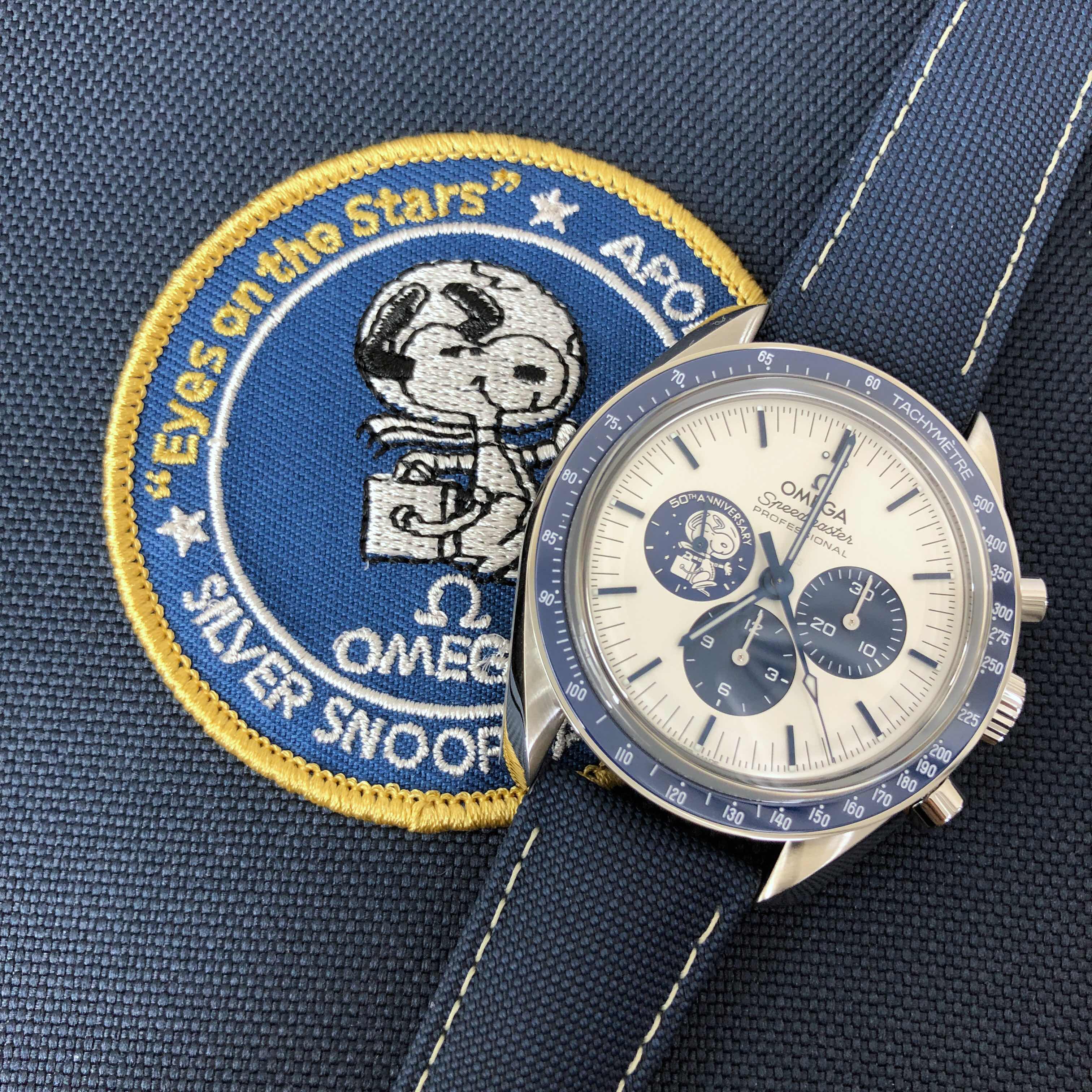 NEW OMEGA SPEEDMASTER 310.32.42.50.02.001 SILVER SNOOPY AWARD APOLLO 13 MISSION 50TH ANNIVERSARY 5