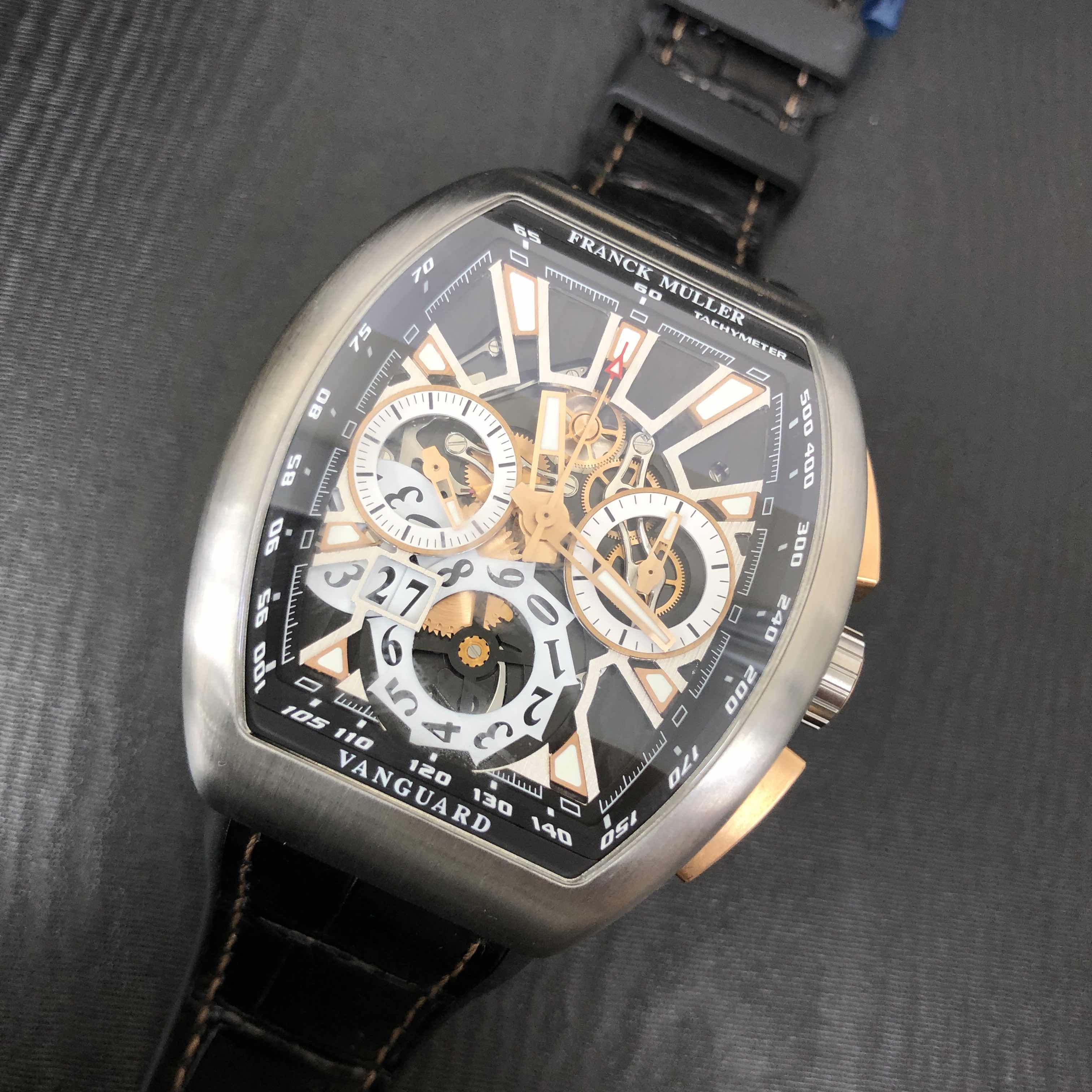FRANCK MULLER VANGUARD V 45 CC DT GD SQT (AC.BR.NR) 5