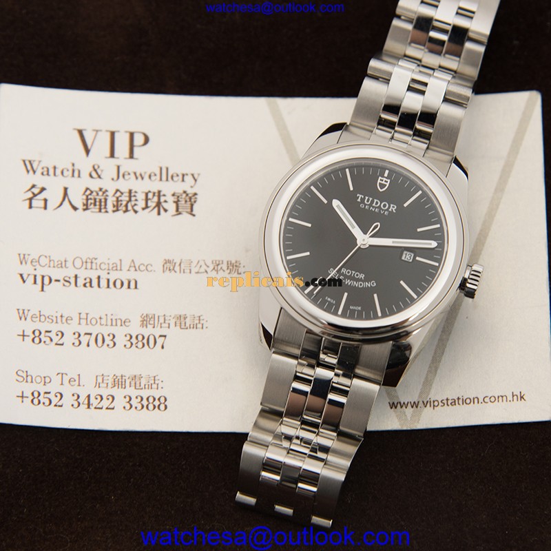 TUDOR GLAMOUR DATE 53000-68030-BK 6