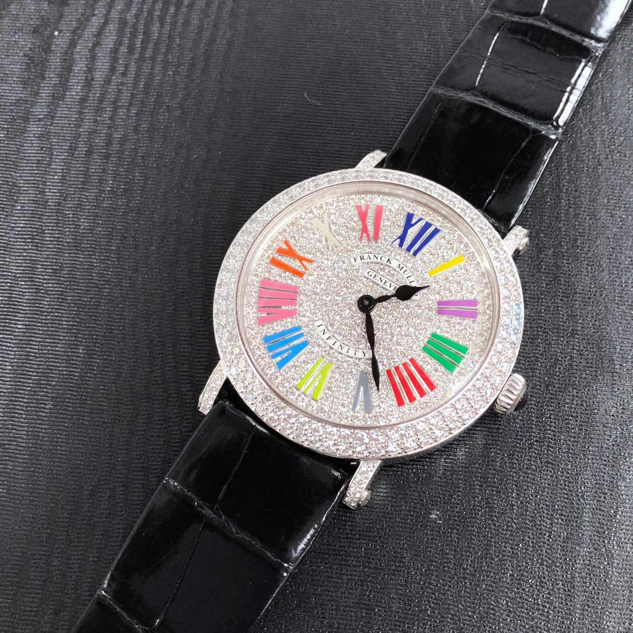 FRANCK MULLER ROUND 8038QZCOLDRMRDCD(OG) 6