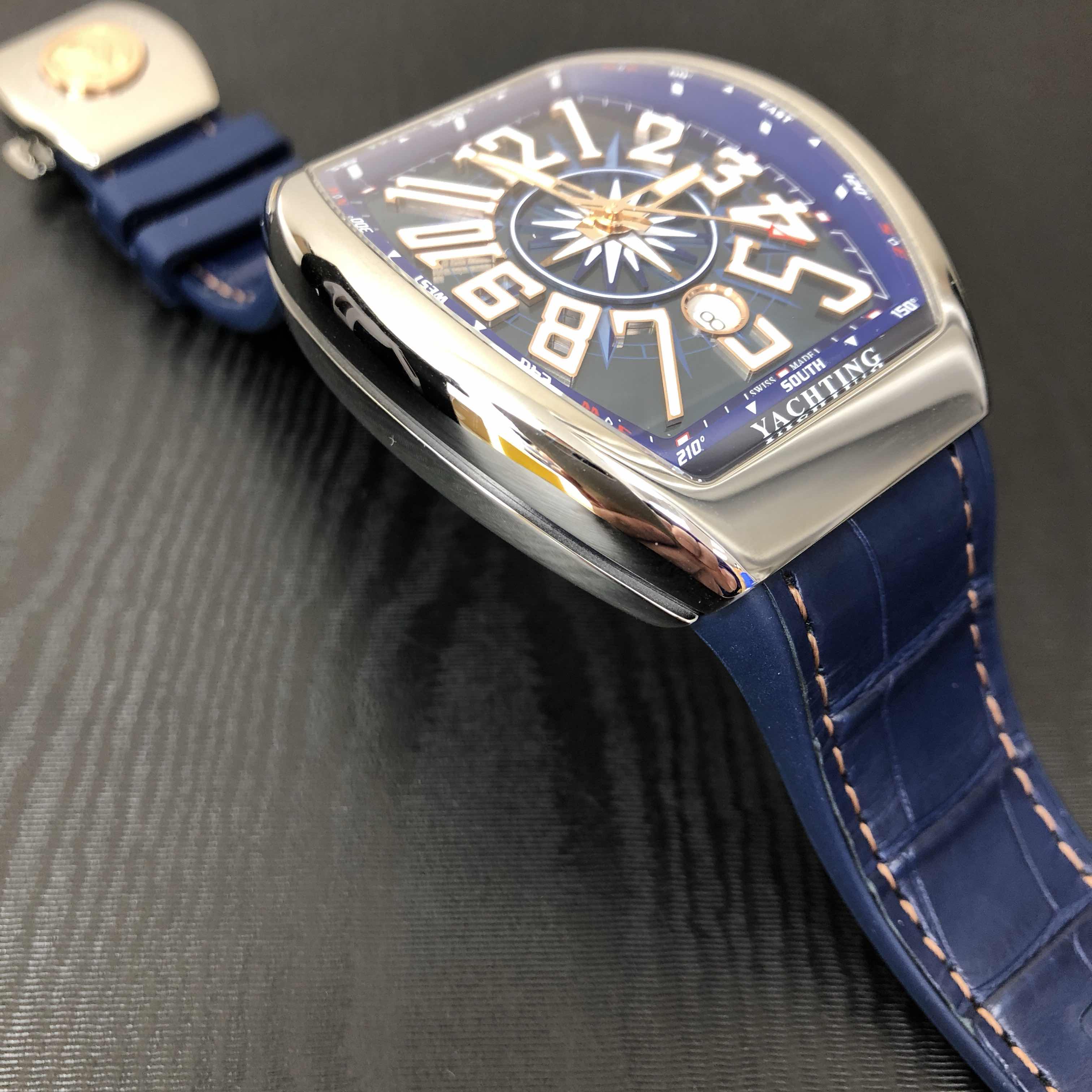 FRANCK MULLER VANGUARD V 45 SC DT YACHTING STG (AC.BL) 6