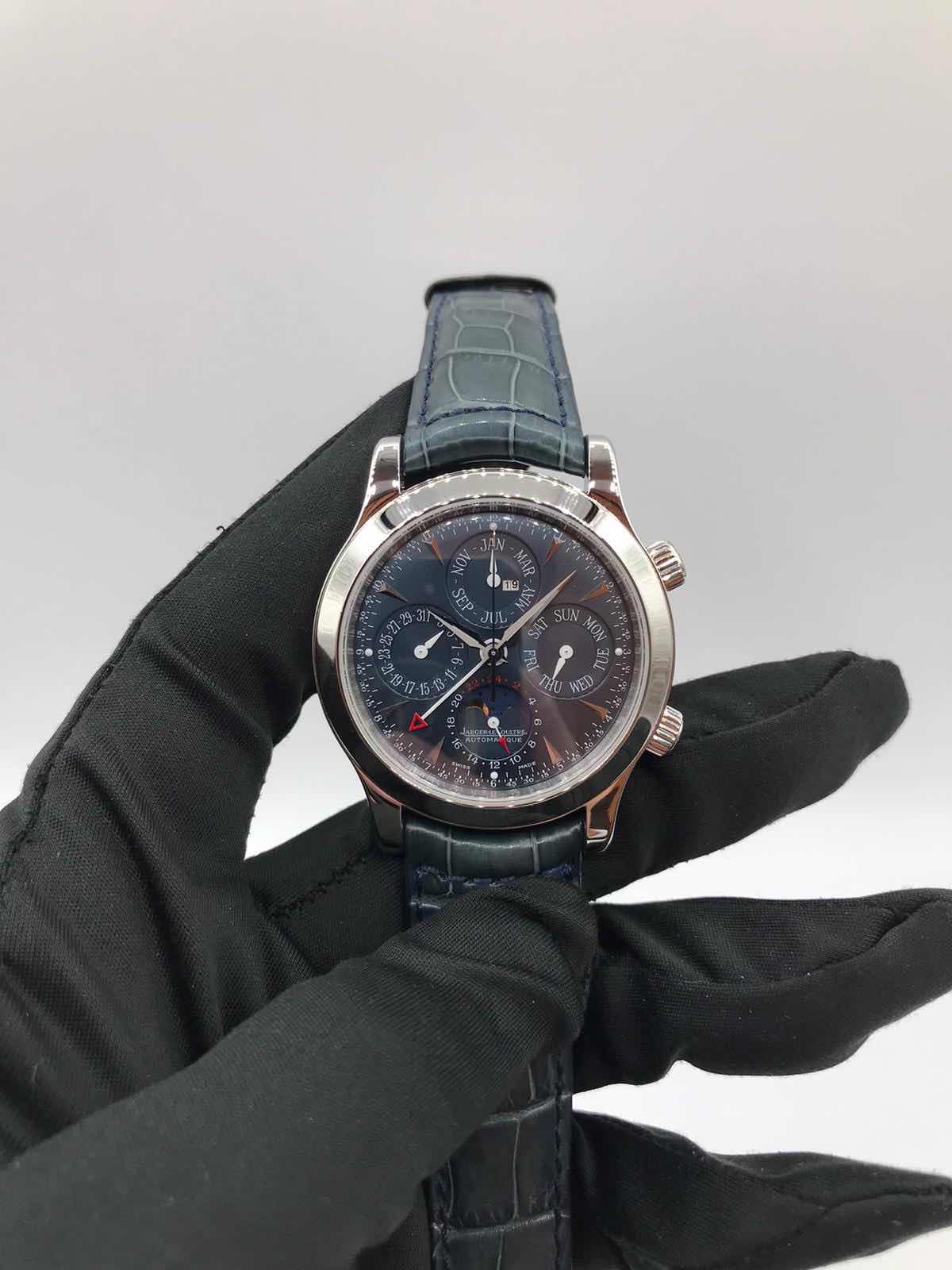 NEW JAEGER-LECOULTRE MASTER GRANDE MEMOVOX MASTER CONTROL ALARM PERPETUAL CALENDAR PLATINUM Q146648A LIMITED EDITION OF 250 PIECES 6