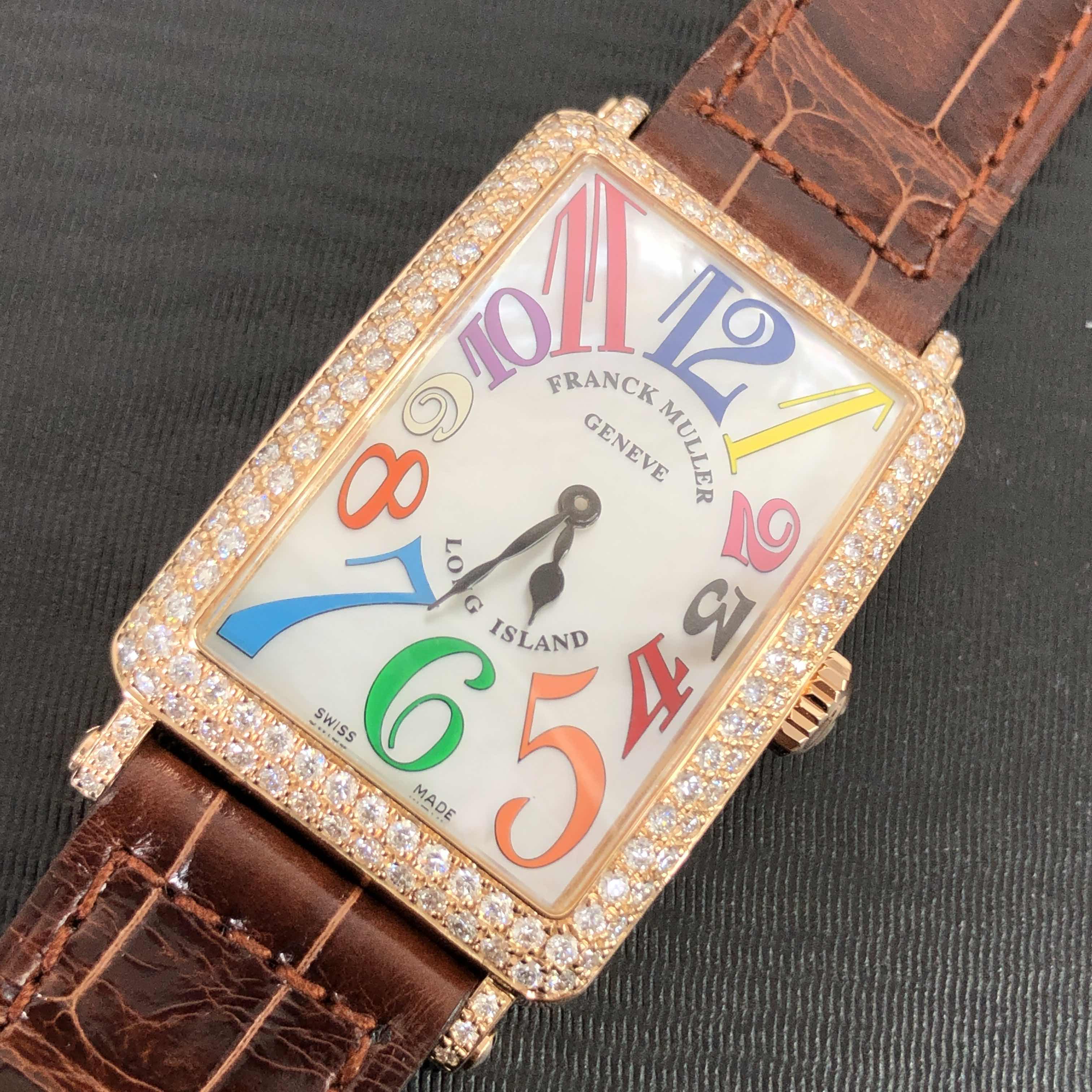 FRANCK MULLER LONG ISLAND 952 QZ COL DRM MOP D (5N) 6
