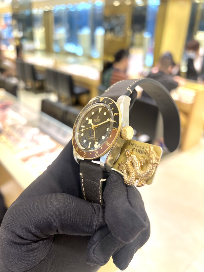 NEW TUDOR BLACK BAY GMT 79833MN-0003 LEATHER STRAP 6