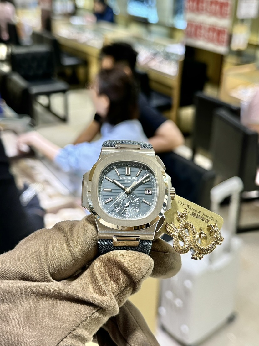 NEW PATEK PHILIPPE NAUTILUS 5980/60G-001 6