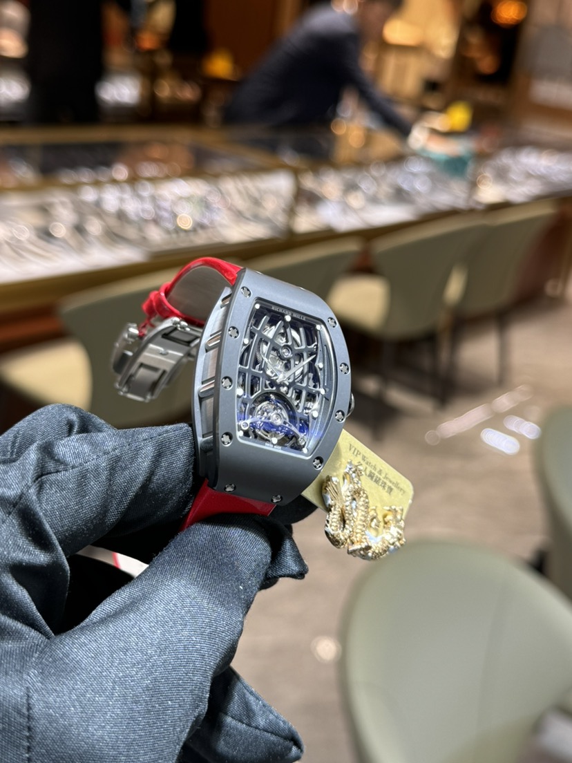 NEW RICHARD MILLE LADYBIRD RM74-01-TI-CE 6