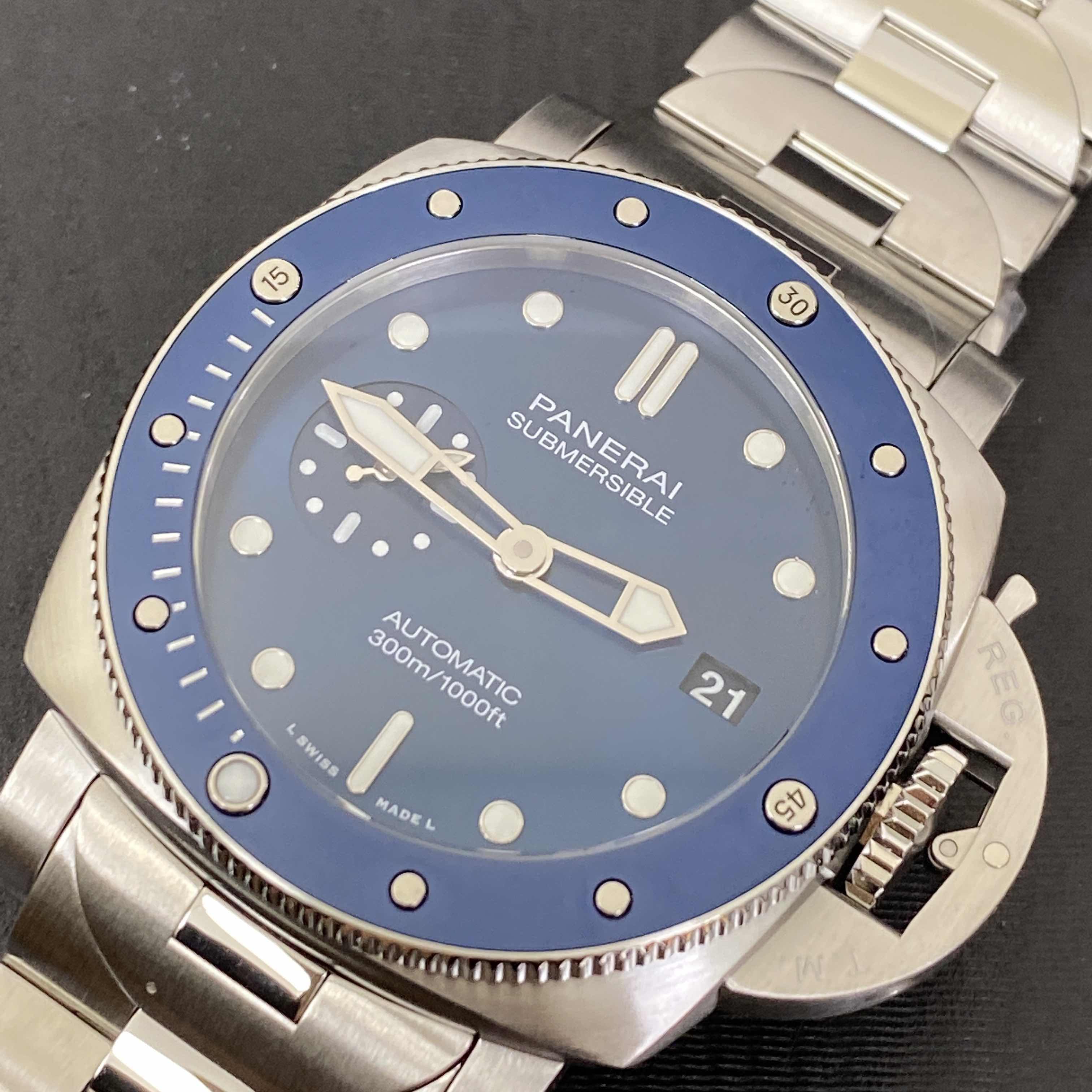 PANERAI SUBMERSIBLE BLU NOTTE PAM01068 7