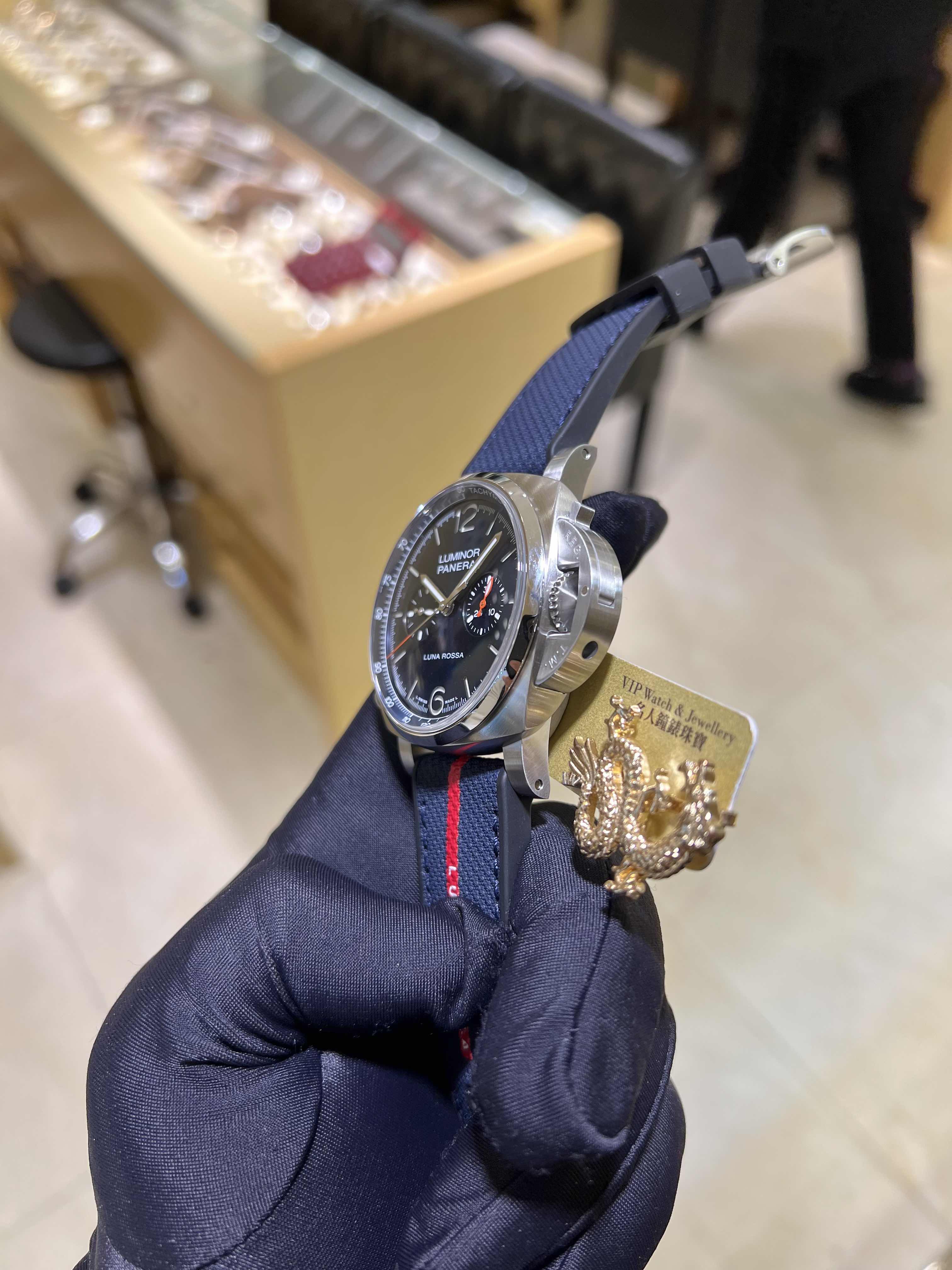 NEW PANERAI LUMINOR CHRONO PAM01303 7