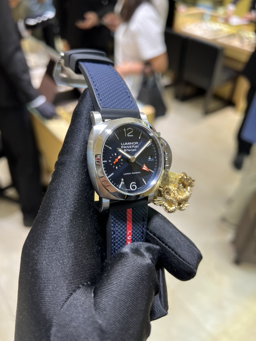 NEW PANERAI LUMINOR QUARANTA BITEMPO LUNA ROSSA PAM01404 7