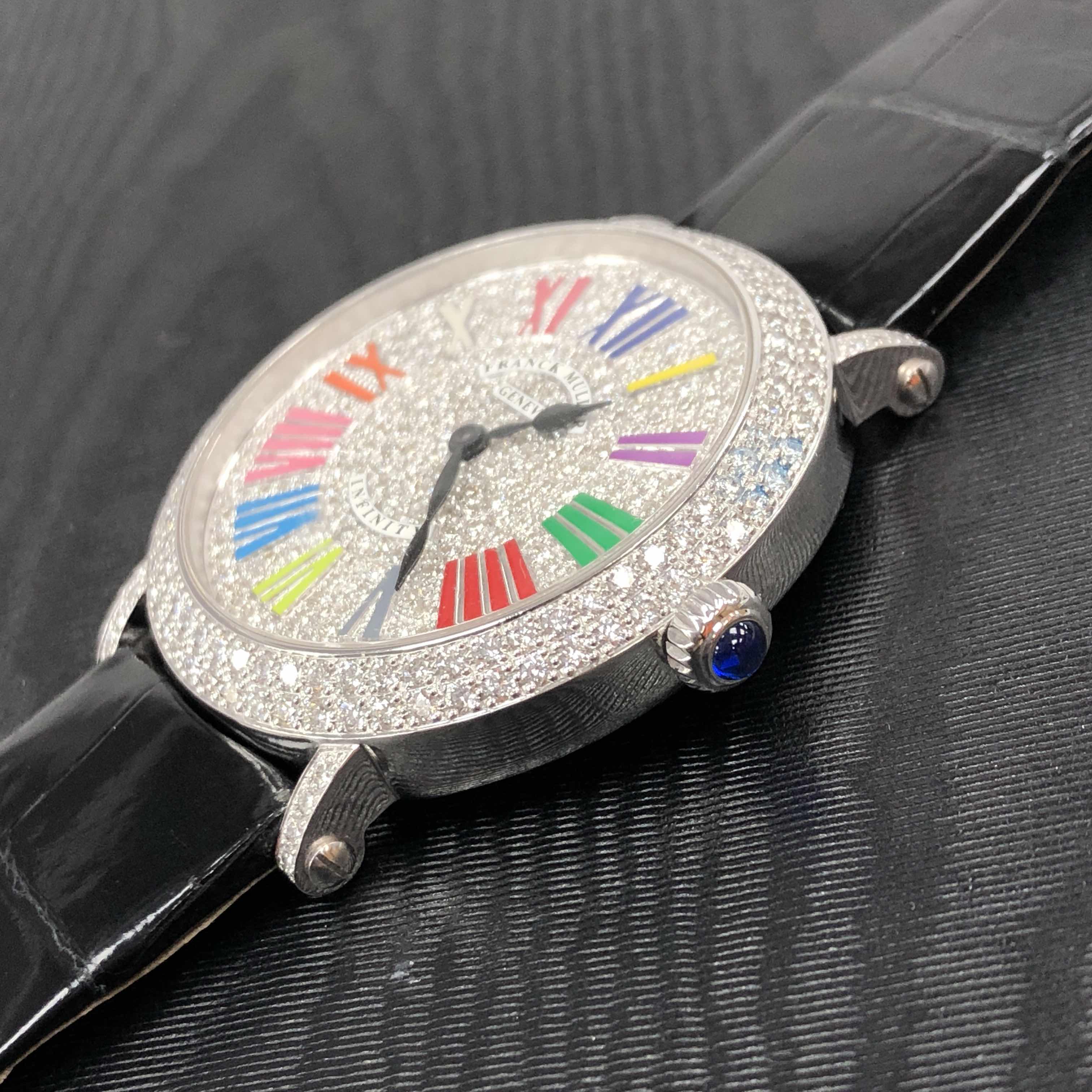 FRANCK MULLER ROUND 8038QZCOLDRMRDCD(OG) 8